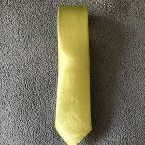 Gold Men’s Skinny Tie